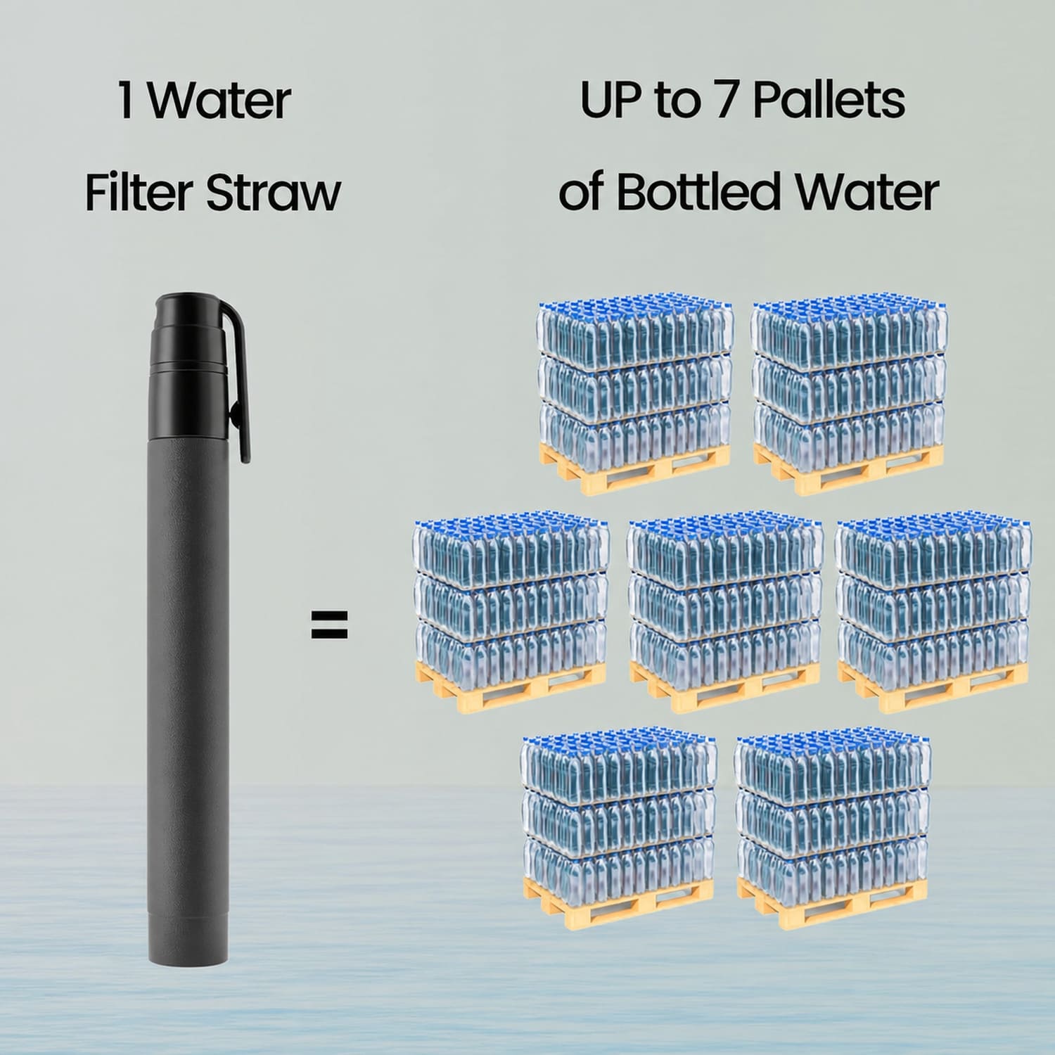 Personal Water Filter Straw Mini Size Purewell