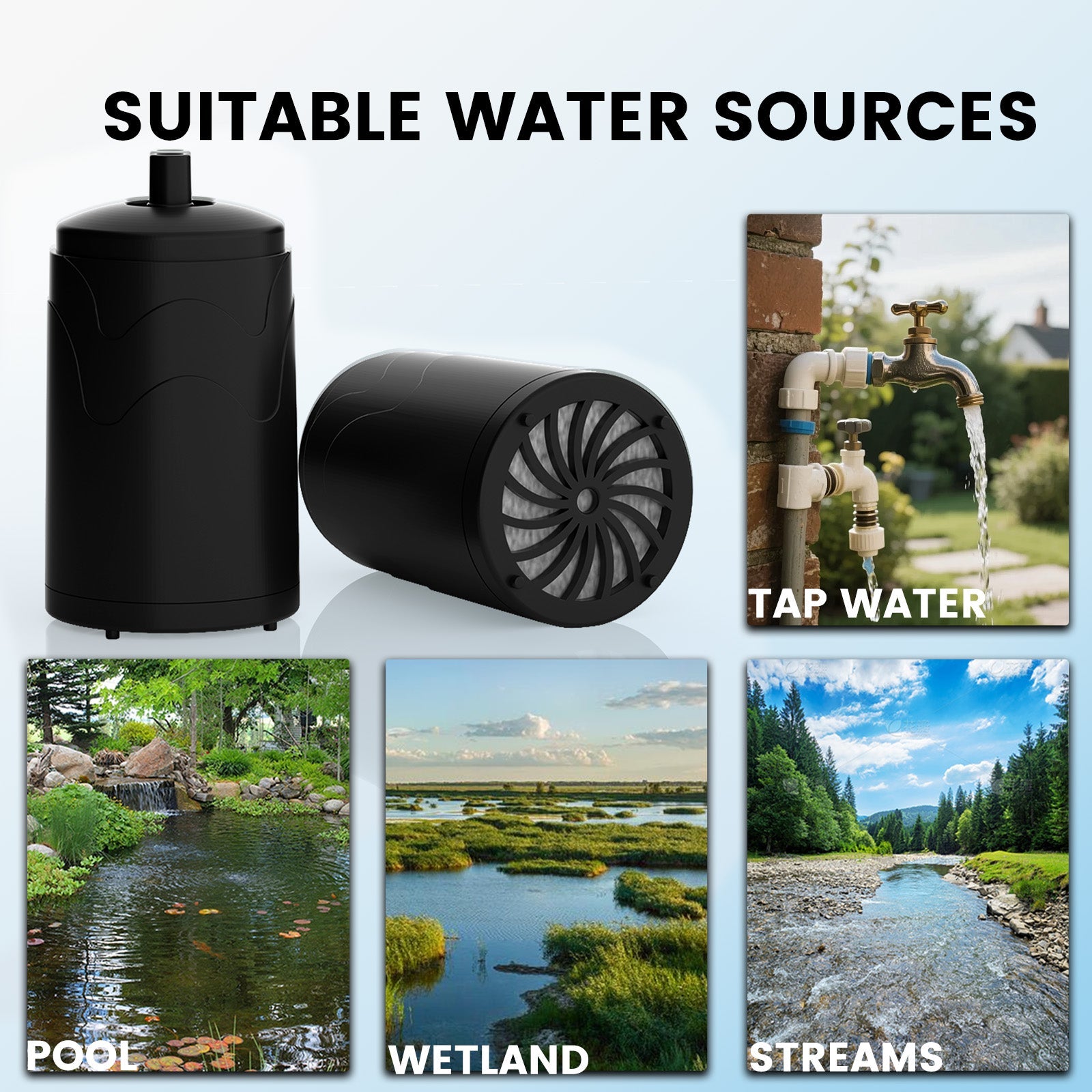 Replacement Pre-Filter Only Black