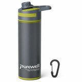 Portable Press Water Filter Bottle Purewell