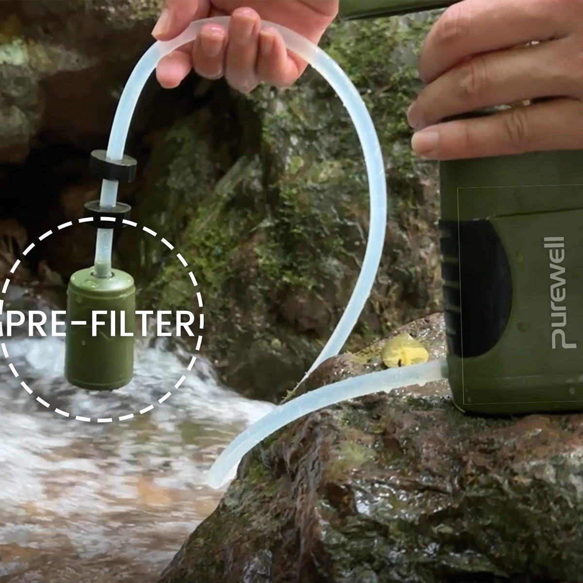 Portable Hand-Pump Reverse Osmosis Water Filter Purewell