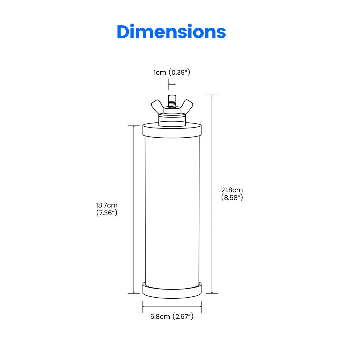 Purewell® - K Series - Fluoride Removal Filter Elements Combination Purewell