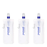 Purewell® - Outdoor Collapsible Water Filter Bag 480ml, Lightweight, BPA Free, for Emergency, Preparedness, Emergency Purewell