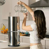 Purewell® – K Series - 2.25 Gallons 304 Stainless Steel Gravity-fed Water Filter System, NSF Certified, Best Big Berkey Alternative Water Filter(WL) Purewell