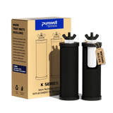 Purewell® – Square Series - 2.25 Gallons 304 Stainless Steel Gravity-fed Water Filter System, NSF Certified Purewell