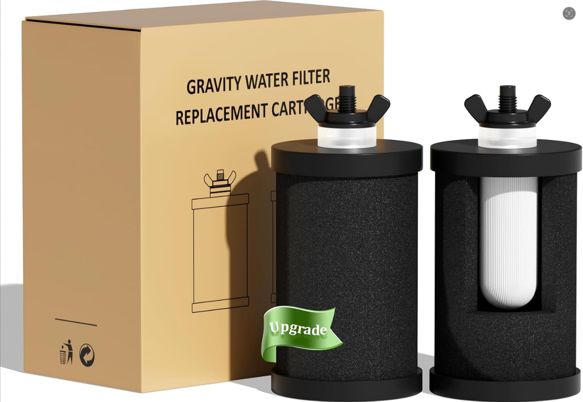 K Series Countertop Gravity Water Filter System 1.0 Gallon(UK) Purewell