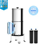 K Series Countertop Gravity Water Filter System 2.25 Gallon Purewell