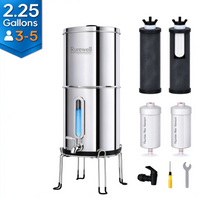 8-Stage Filtration System with 4 Filters (Removes Fluoride & Chlorine)