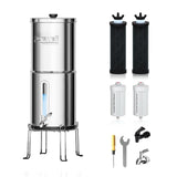 Purewell K Series Countertop Gravity Water Filter System 2.25 - Side View 32