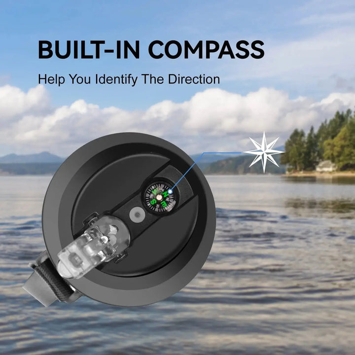 Authorized - SurviMate® Outdoor Water Filter Bottle, Multi-color, 0.01μm 4-Stage Filtration for Survival, Camping, Hiking, Backpacking