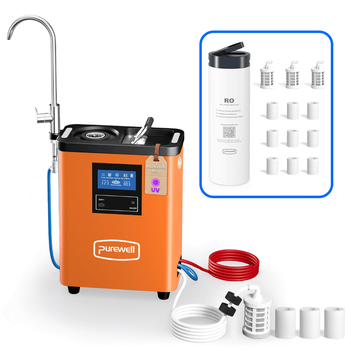 Orange system + Extra replacement filters