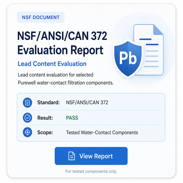 NSF/ANSI/CAN 372 Lead Content Evaluation