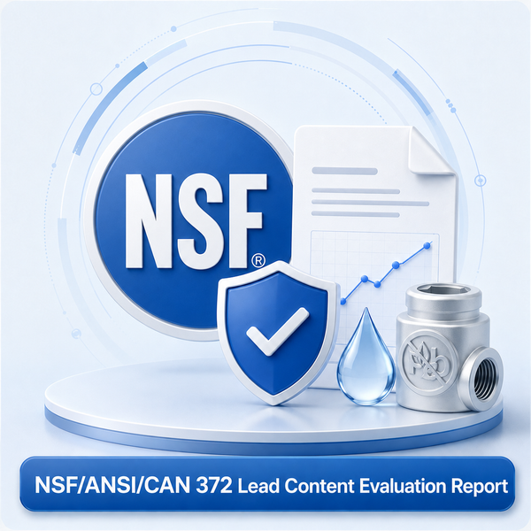 NSF/ANSI/CAN 372 Lead Content Evaluation Report