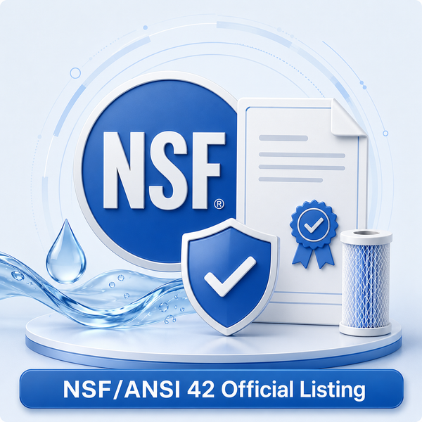 NSF/ANSI 42 Official Listing