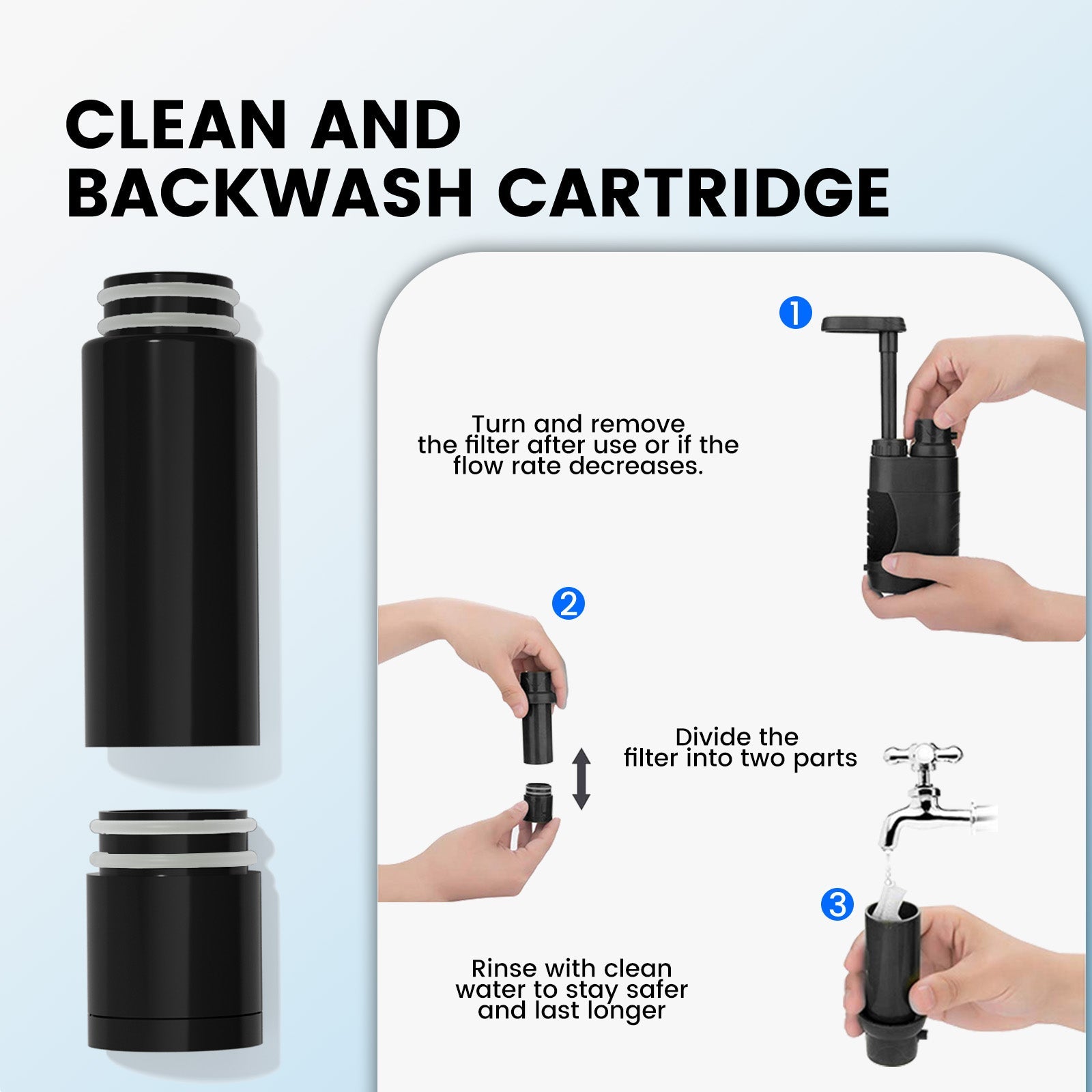 Replacement Filter Only Black