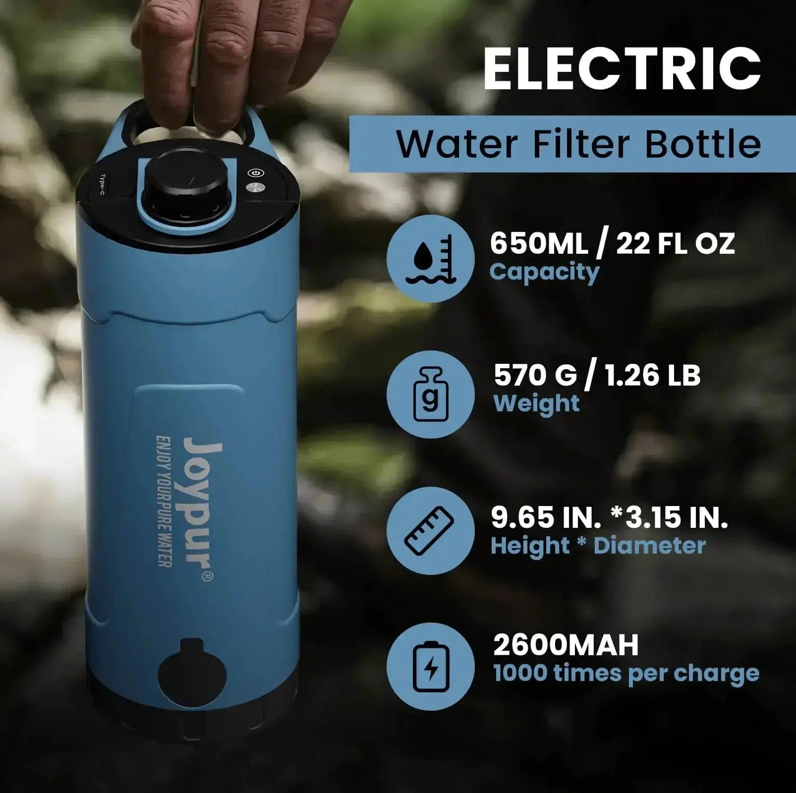 Electric Filter Bottle Kit