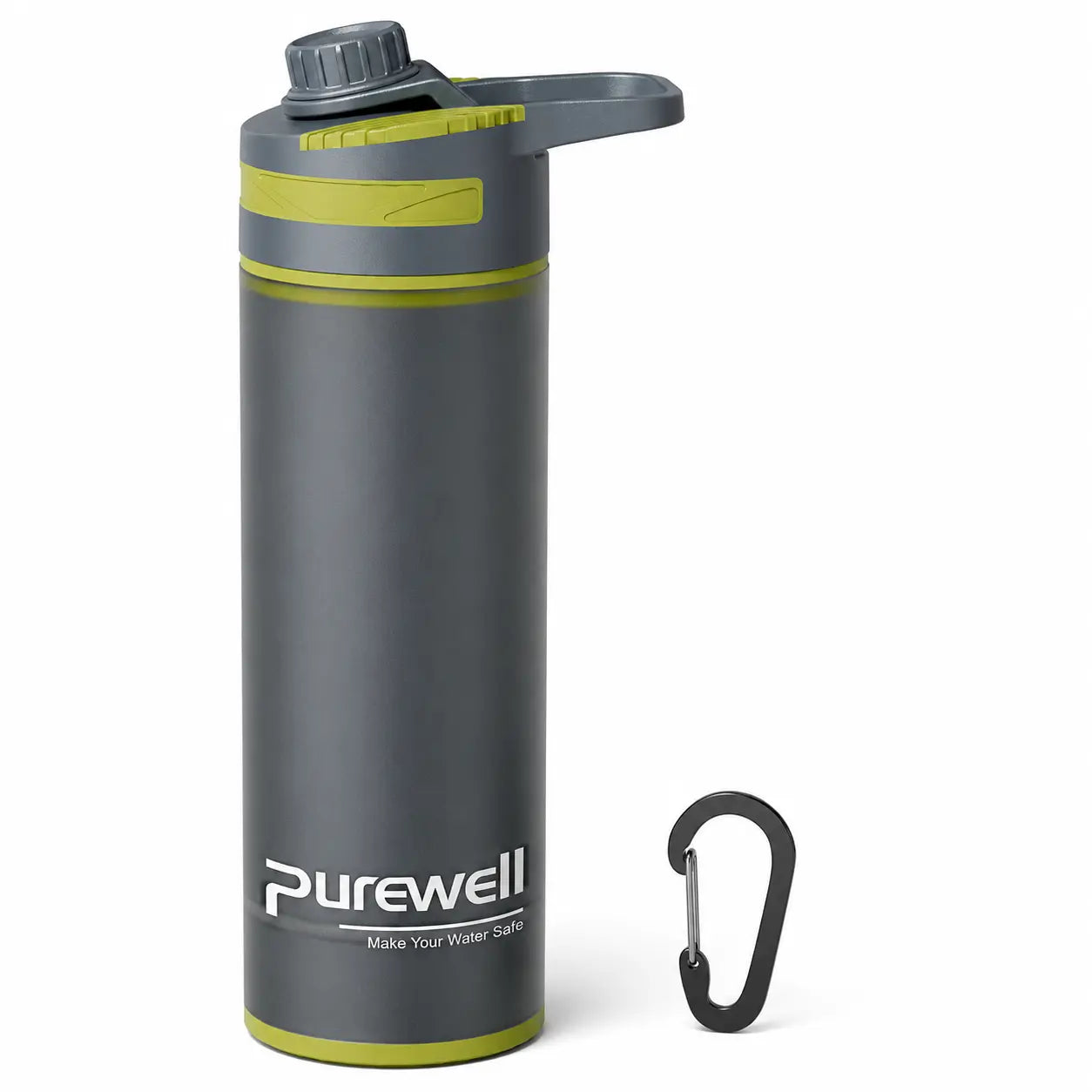 Portable Press Water Filter Bottle Purewell