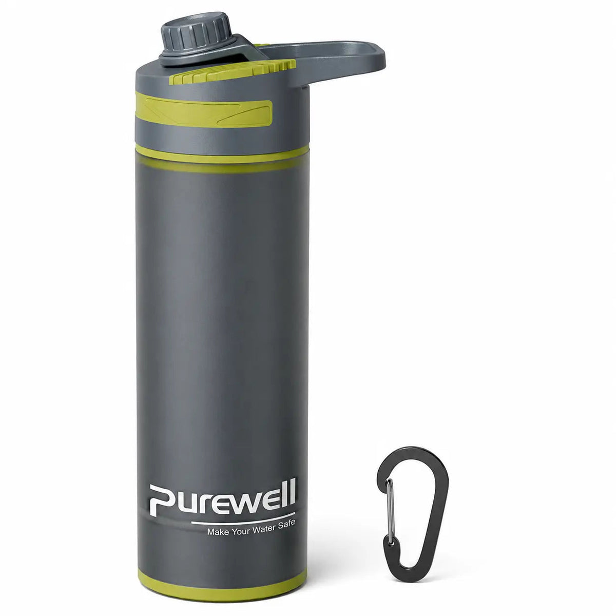 Portable Press Water Filter Bottle Purewell