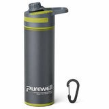 Portable Press Water Filter Bottle Purewell