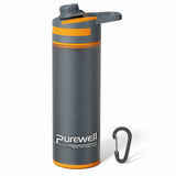 Portable Press Water Filter Bottle Purewell