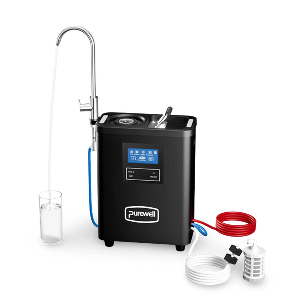 Portable RO Water Purifier NSF/SGS Certified, Remove PFOA, PFOS, Virus, Fluoride, Microplastic, TDS, For RV, Camping, Emergency, Disaster - Purewell® Purewell