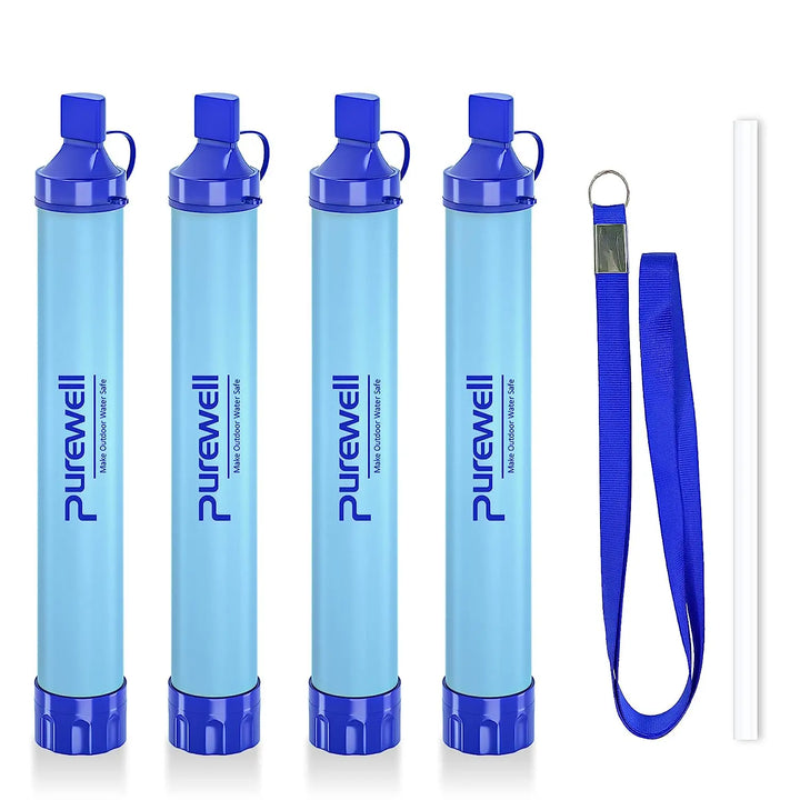 Purewell Outdoor Personal Water Filter Straw for Emergency Camping Hiking Climbing Backpacking Purewell