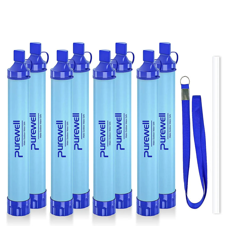 Purewell Outdoor Personal Water Filter Straw for Emergency Camping Hiking Climbing Backpacking Purewell
