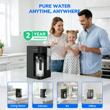 Purewell® Countertop Reverse Osmosis Water Filter, 8-Stage RO Water Filtration System with 44oz Water Pitcher Smart Auto-Filling, NSF Certified Water Purifier - C05 Purewell