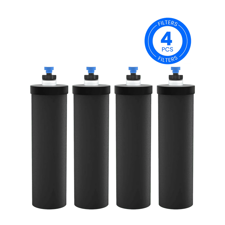 Purewell® - K Series - Black Carbon Water Filter Elements for Gravity-fed Water Filter System Purewell