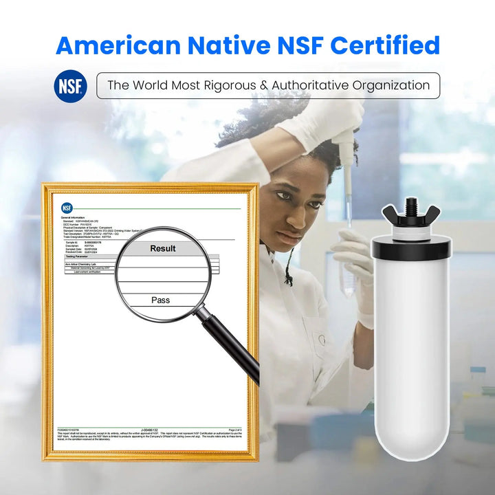 Purewell® - K Series - Ceramic Water Filter Elements for Gravity-fed Water Filter System Purewell