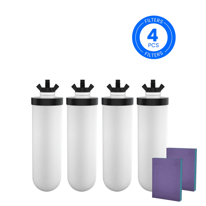 Purewell® - K Series - Ceramic Water Filter Elements for Gravity-fed Water Filter System Purewell