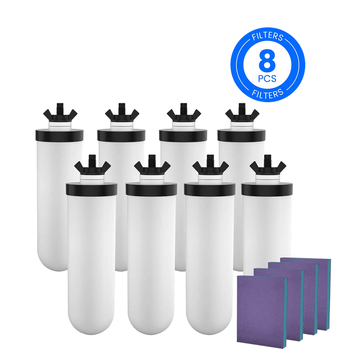 Purewell® - K Series - Ceramic Water Filter Elements for Gravity-fed Water Filter System Purewell