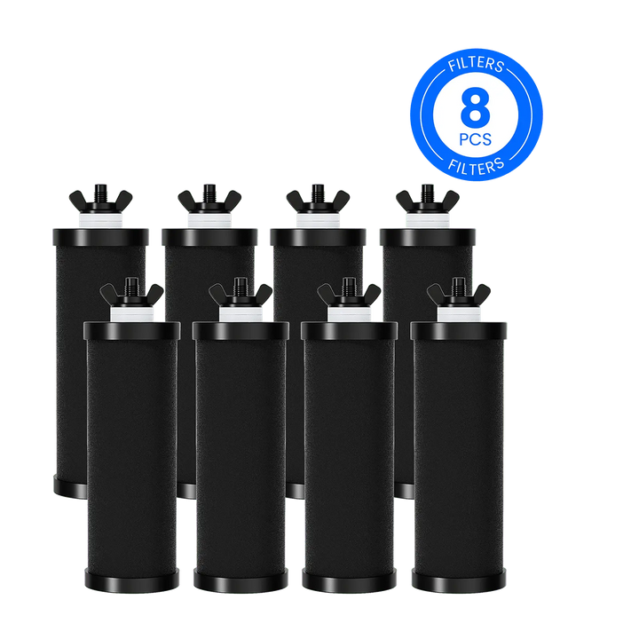 Purewell® - K Series - Replacement Black Carbon Water Filter Elements - 2 pcs / 4 pcs / 6 pcs / 8 pcs Purewell