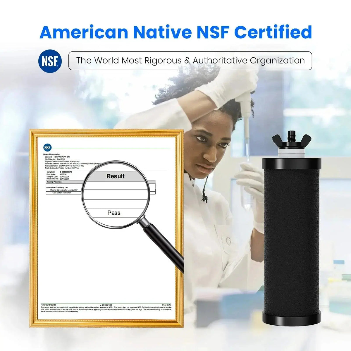 Purewell® - K Series - Replacement Black Carbon Water Filter Elements, Best Berkey Water Filter Alternative - 2 pcs / 4 pcs / 6 pcs / 8 pcs（副本） Purewell