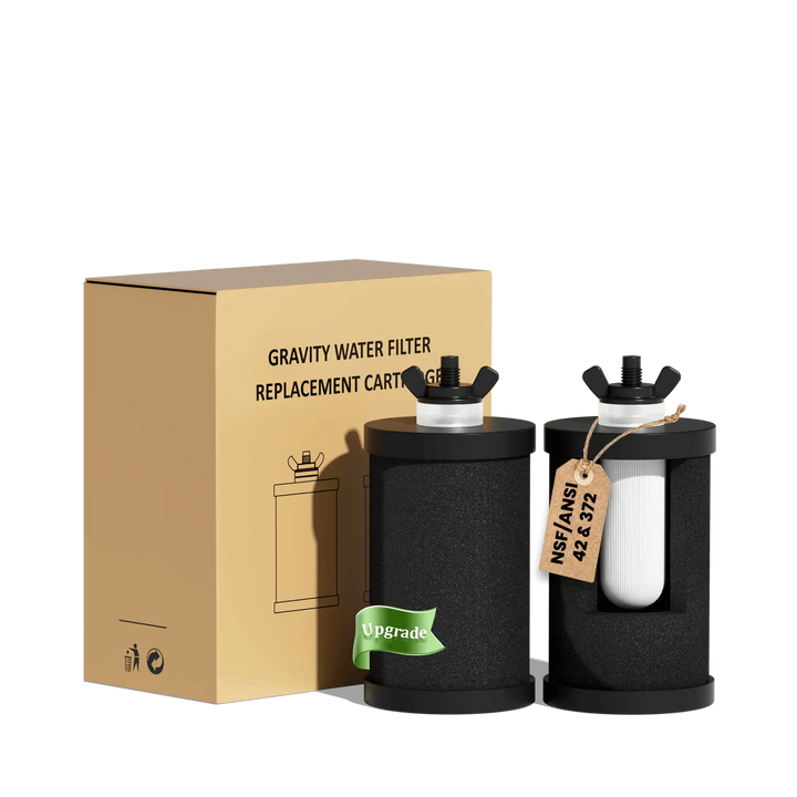 Purewell® - K Series - Upgraded Replacement Black Carbon Water Filter Elements 2387 - 2 pcs / 4 pcs / 6 pcs / 8 pcs Purewell