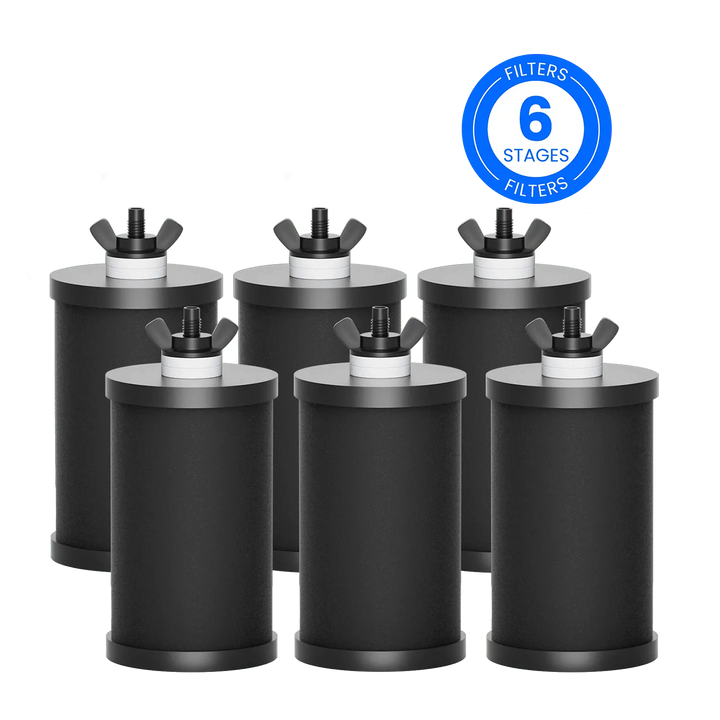 Purewell® - K Series - Upgraded Replacement Black Carbon Water Filter Elements 2387 - 2 pcs / 4 pcs / 6 pcs / 8 pcs Purewell