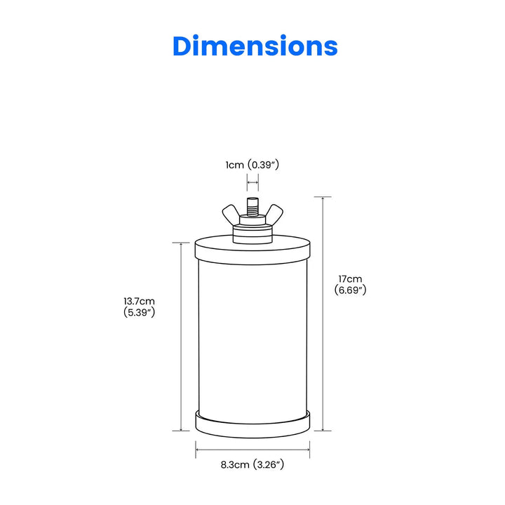 Purewell® - K Series - Upgraded Replacement Black Carbon Water Filter Elements 2387 - 2 pcs / 4 pcs / 6 pcs / 8 pcs Purewell