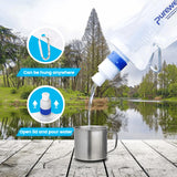 Purewell® - Outdoor Collapsible Water Filter Bag 480ml, Lightweight, BPA Free, for Emergency, Preparedness, Emergency Purewell