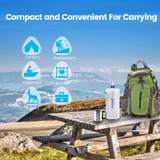 Purewell® - Outdoor Collapsible Water Filter Bag 480ml, Lightweight, BPA Free, for Emergency, Preparedness, Emergency Purewell