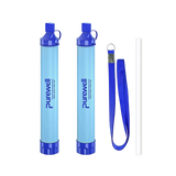 Purewell® - Outdoor Personal Water Filter Life Straw for Emergency, Camping, Hiking, Climbing, Backpacking Purewell
