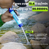 Purewell® - Outdoor Personal Water Filter Life Straw, 0.01μm, for Emergency, Camping, Hiking, Climbing, Backpacking Purewell