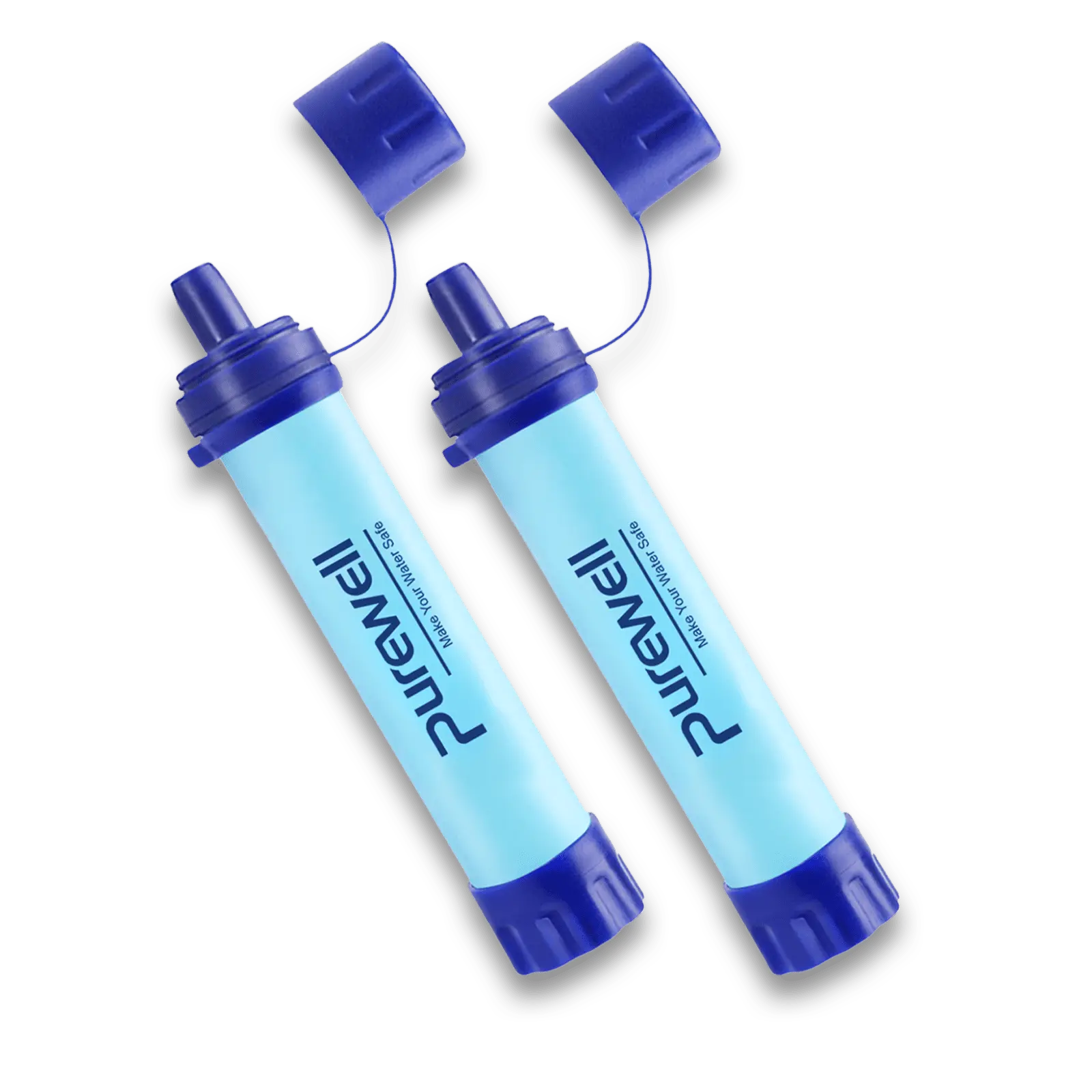 Purewell® - Outdoor Personal Water Filter Life Straw, 0.01μm, for Emergency, Camping, Hiking, Climbing, Backpacking Purewell