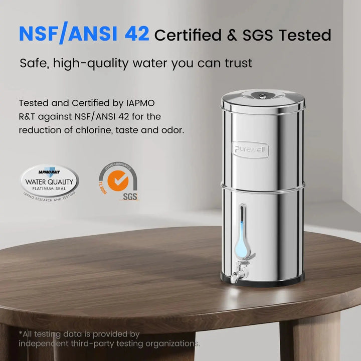 Purewell® - SF Series - Replacement Filter for SF Series Gravity-fed Water Filter System, Reduce TDS, 1 pc / 2 pcs / 4 pcs Purewell