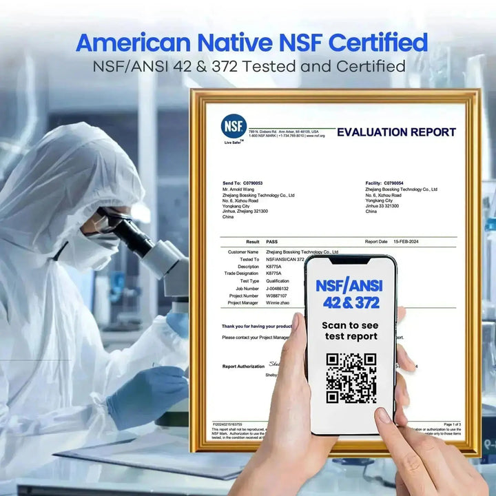 Purewell® – K Series - 2.25 Gallons 304 Stainless Steel Gravity-fed Water Filter System, NSF Certified（副本） Purewell