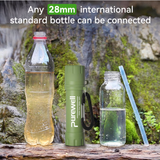 Purewell Personal Water Filtration Straw Emergency Survival Gear Water Purifier for Camping Hiking Climbing Backpacking(2pcs) Purewell