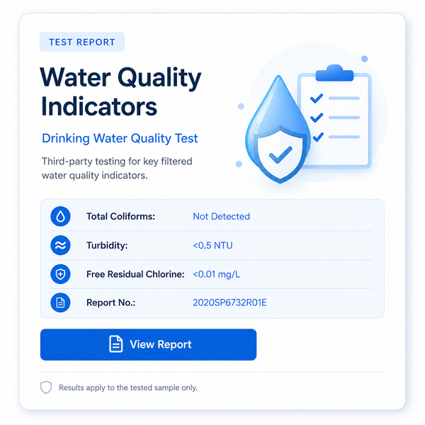 Water Quality Indicator Test Report