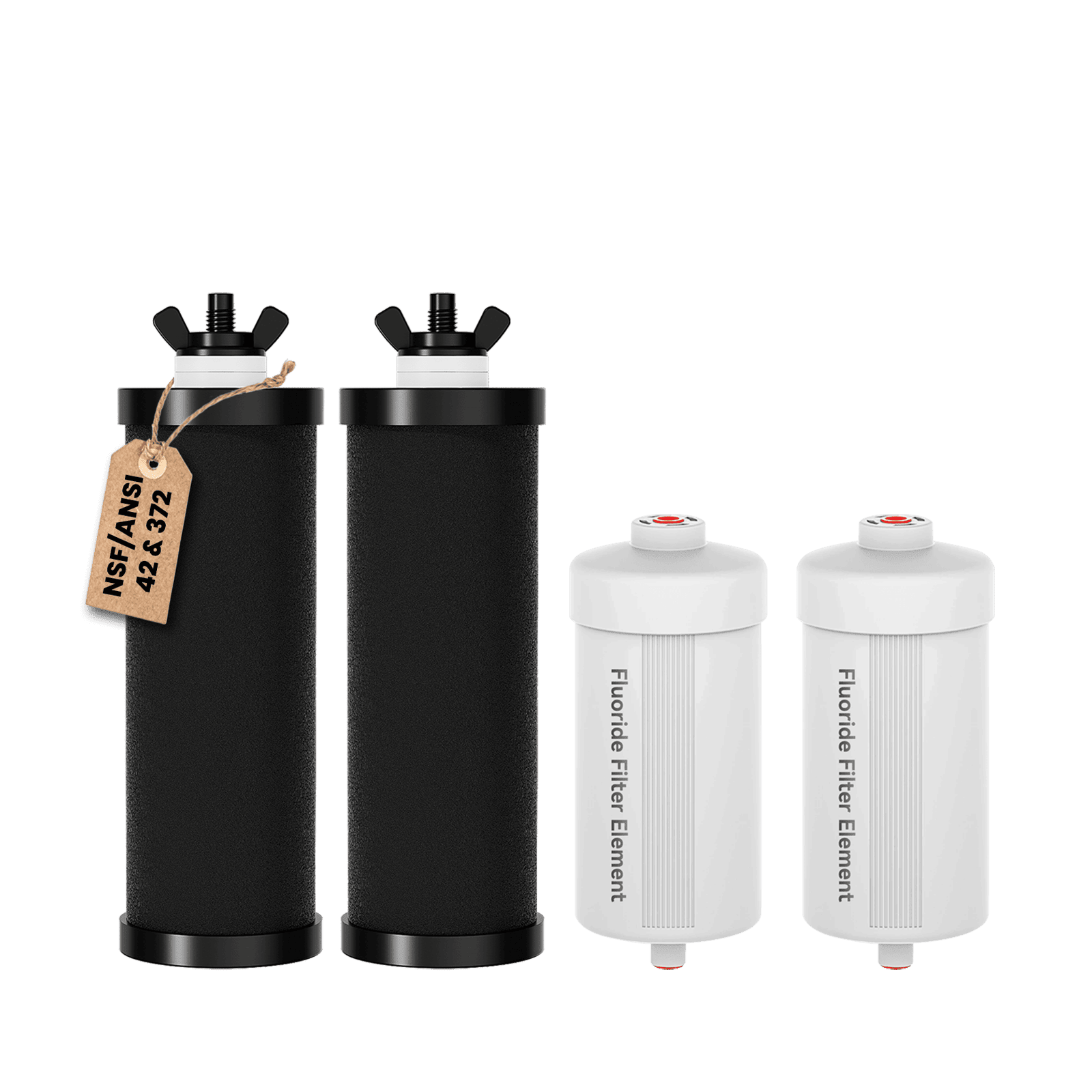 K Series Carbon & Fluoride Filter Bundle Purewell