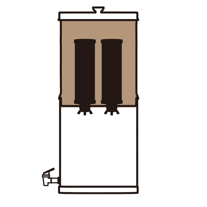 Purewell Pro Gravityfed Water Filtration System 3 Gallons freeshipping