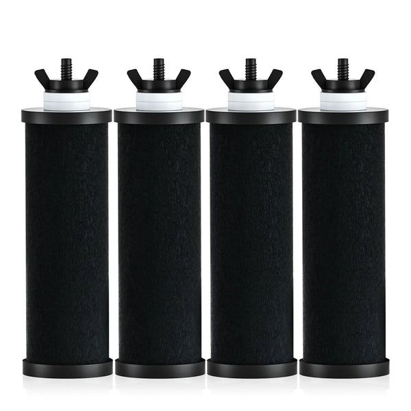 Replacement Black Filter Elements - 4 pcs Purewell