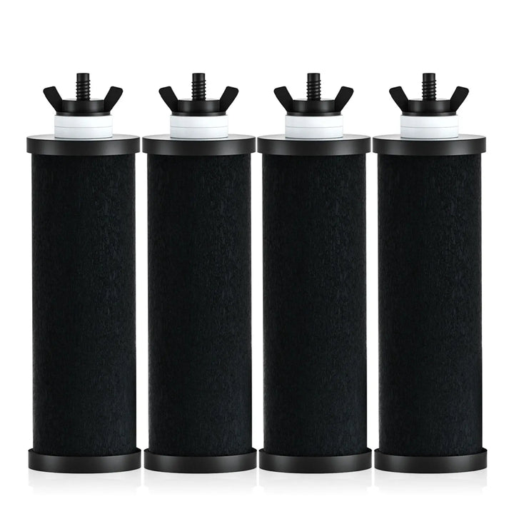 Replacement Black Filter Elements - 4 pcs Purewell